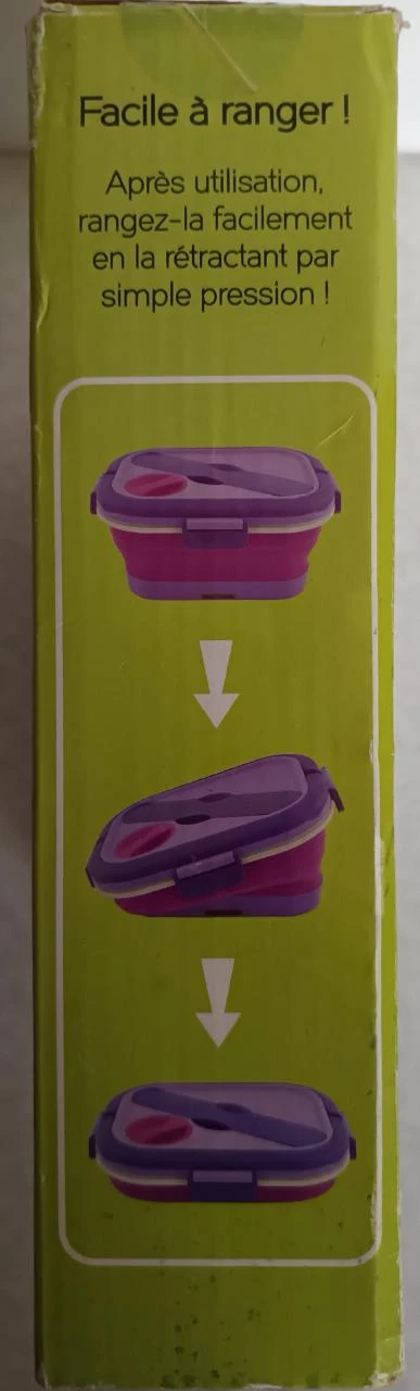 Retractable Silicone Waterproof Heated Lunch Box with Complete 3-in-1 Utensil Set – photo 11